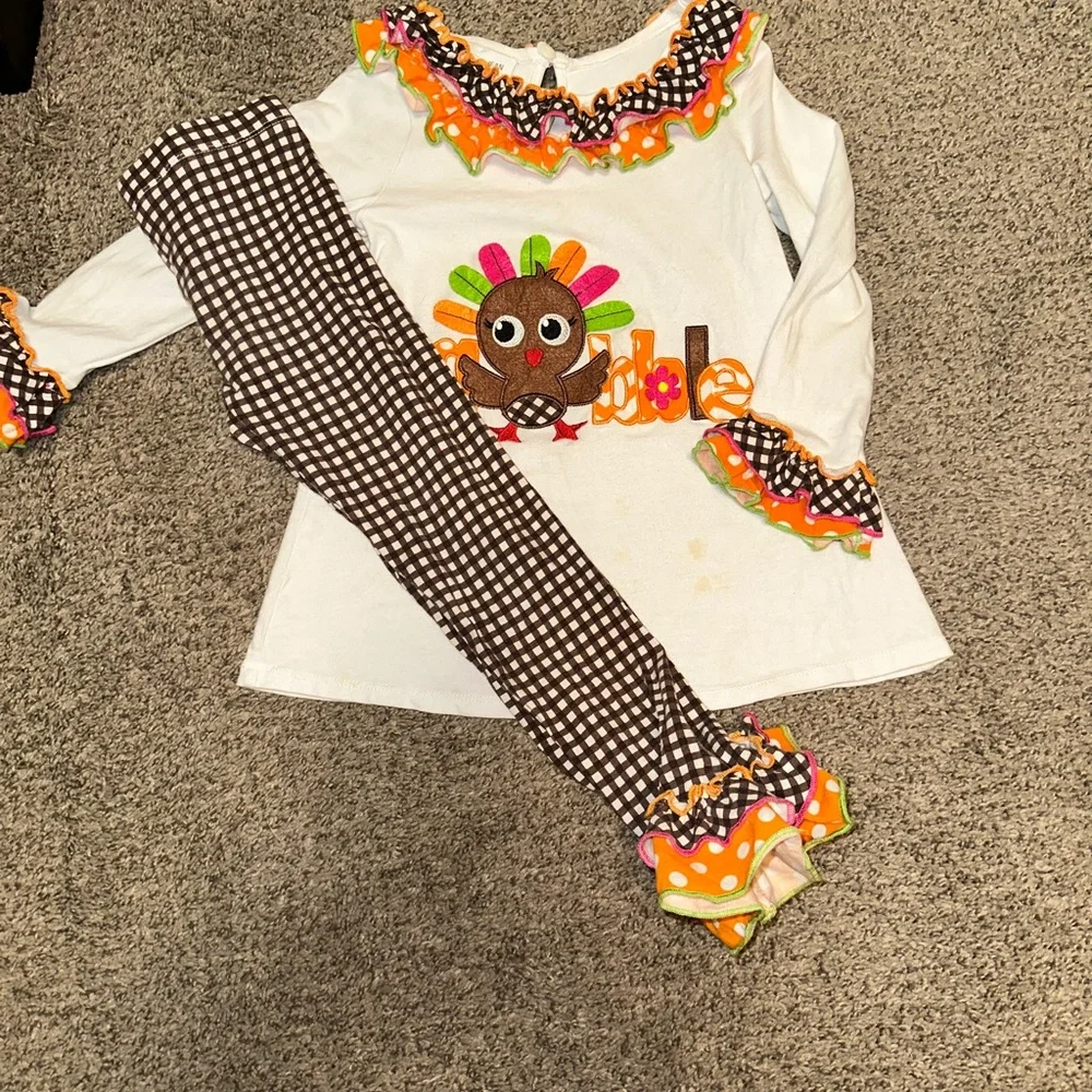 Thanksgiving outfit 3T/4 Bundle for Girls - Picture 9 of 12
